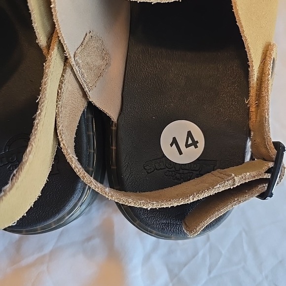 Doc Dr. Martens Carlson Slingback Clogs Mules Men's Size 14 Tan NWOT Y2K Vibes - Picture 10 of 16